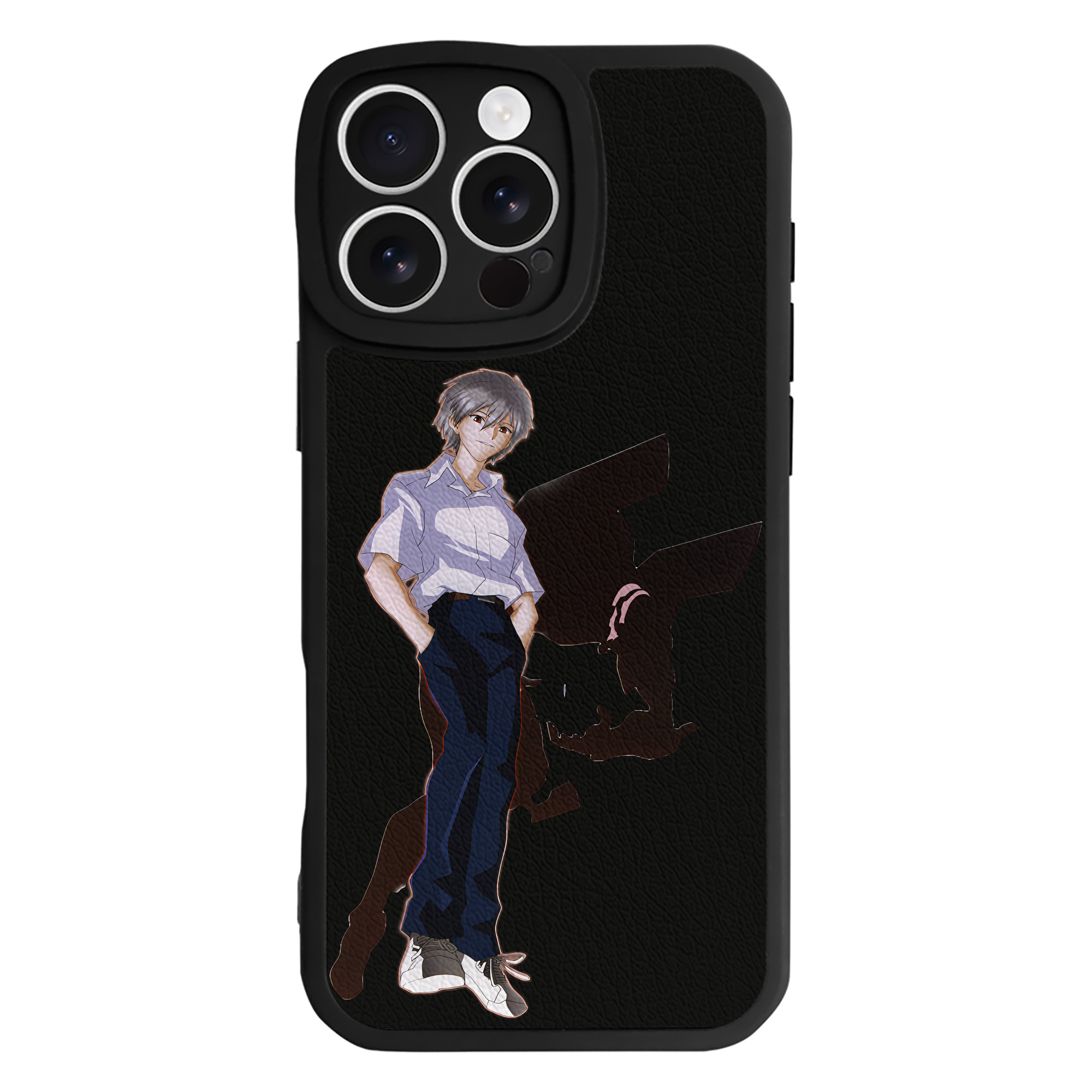 （画像用） EVA 新世紀エヴァンゲリオン 【iPhone 16シリーズ対応】シリコンスマホケース（レザー調） 材質：シリコン